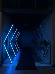 Secuencia de patrones luminosos del Túnel LED Pixel